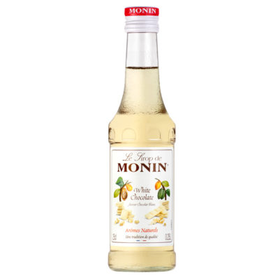 monin witte chocolade siroop 25cl