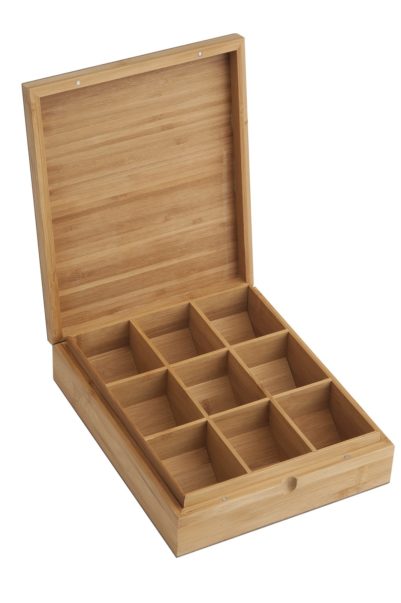 Bredemeijer Theedoos Bamboe 9-vaks