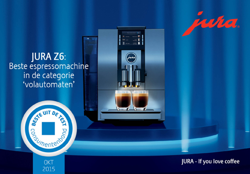 JURA Z6: Beste espressomachine in de categorie Gusto Gorinchem