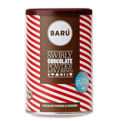 baru swirly chocolate powder