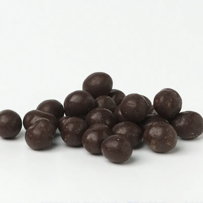 koffiebonen in pure chocolade