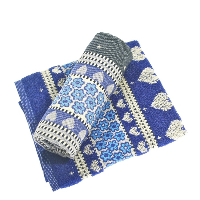 Bunzlau Castle Keukenhanddoek Valentine Royal Blue