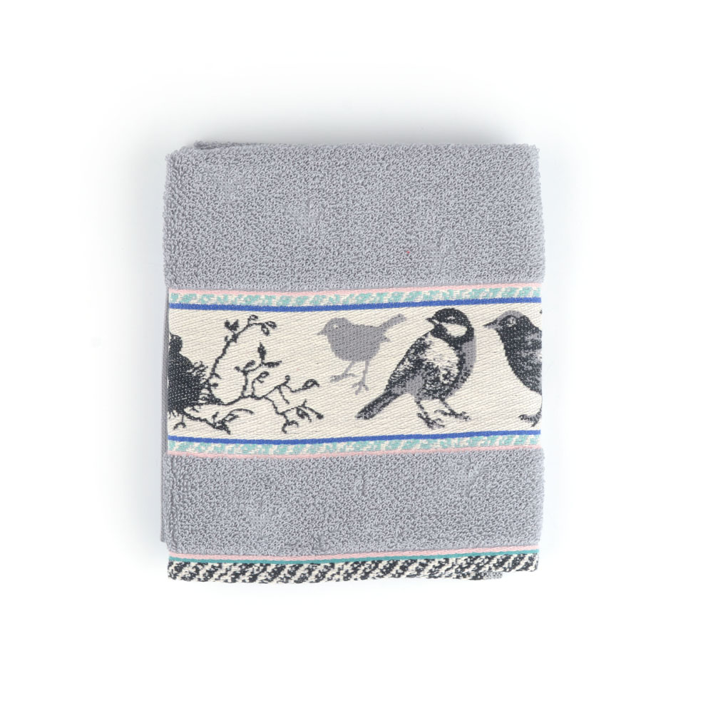 Bunzlau Castle Keukenhanddoek Birds Grey