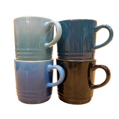 Le creuset koffiekoppen Black&Blue