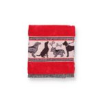 Bunzlau Castle Keukenhanddoek Dogs Red