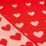 Bunzlau Castle Hearts Red Theedoek