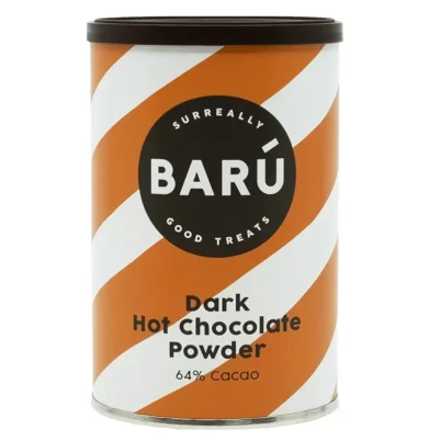 Baru dark hot chocolate powder