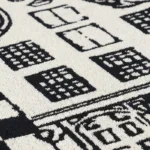 Bunzlau Castle Rijksmuseum Collectie Holland (Canal Houses Black) Handdoek