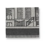 Bunzlau Castle Rijksmuseum Collectie Holland (Canal Houses Black) Theedoek