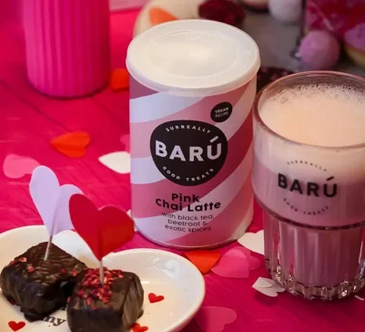 Buru Pink chai latte
