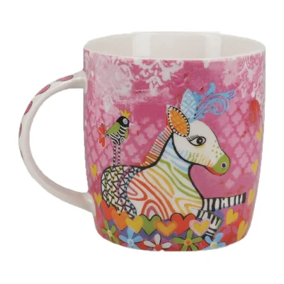 M+W Love Hearts Mok Zig Zag Zebras