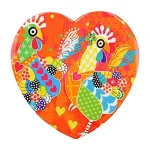 M+W Love Hearts Onderzetter Chicken Dance