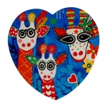 M+W Love Hearts Onderzetter Mr. Gee's Family