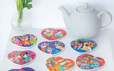 M+W Love Hearts Onderzetters