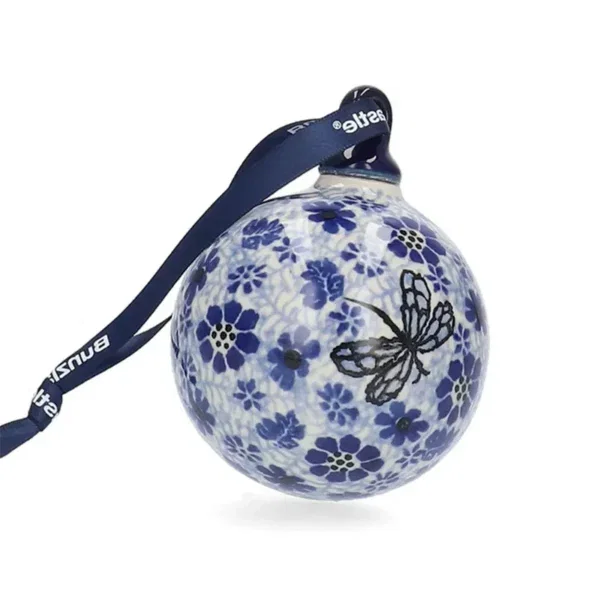 Bunzlau Kerstbal Groot Dragonfly