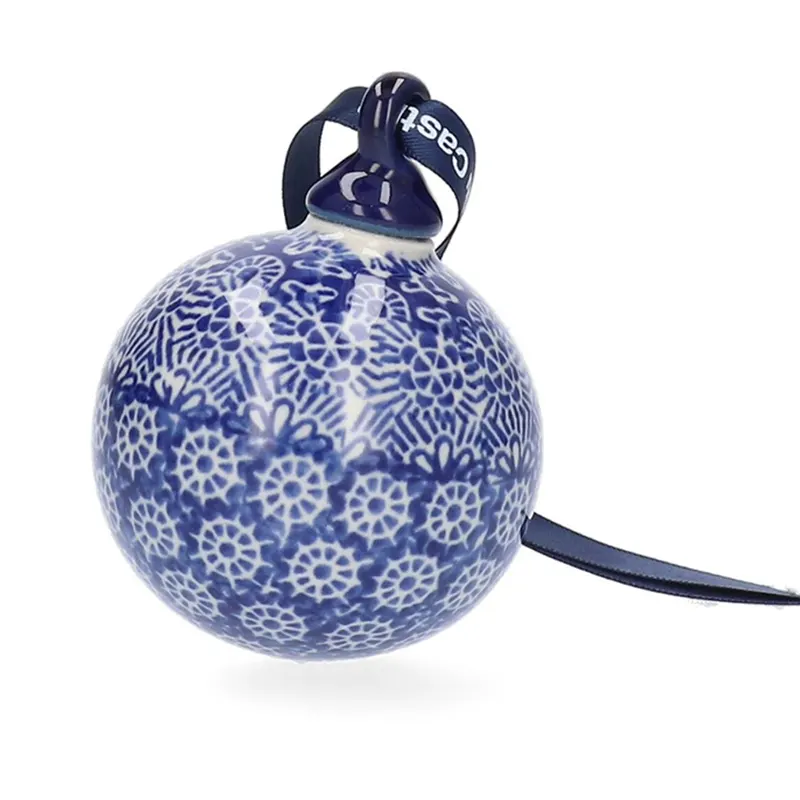 Bunzlau Kerstbal Groot Lace