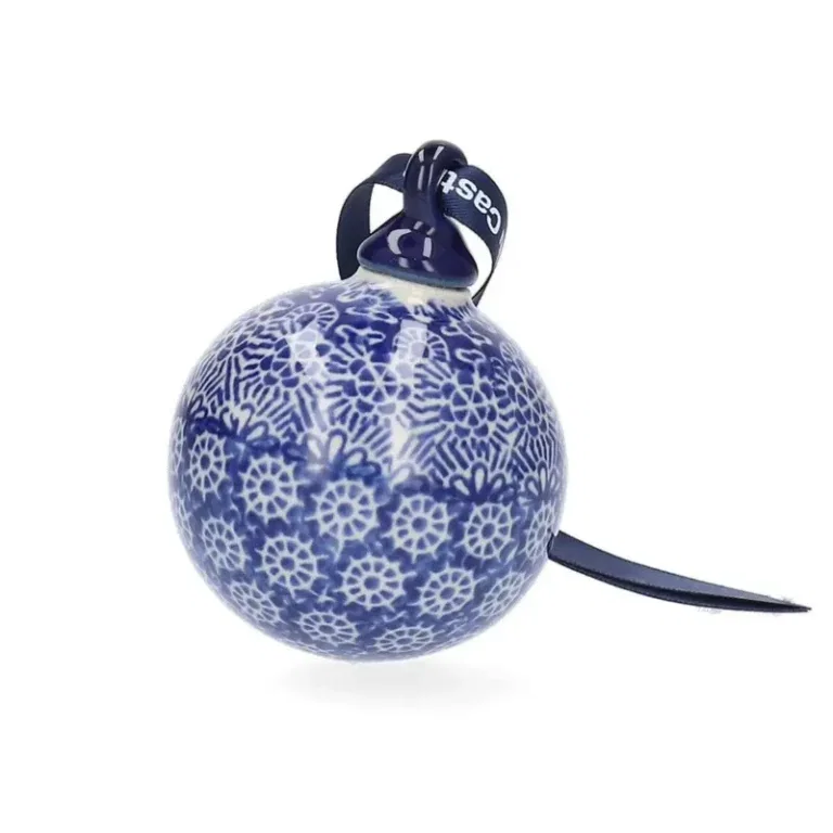 Bunzlau Kerstbal Klein Lace