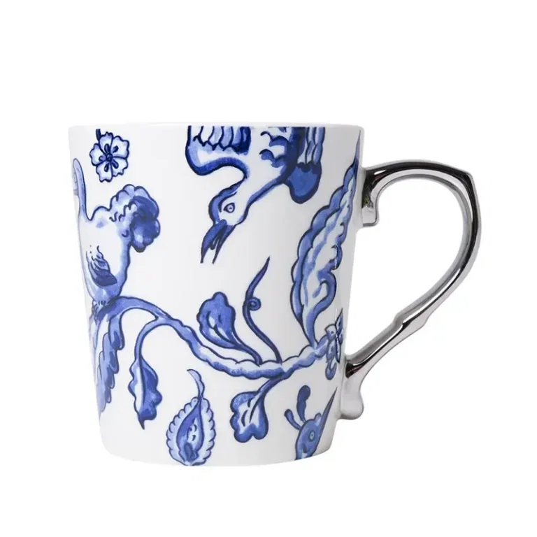 Heinen Delfts Blauw Mok Vrije Vogels