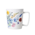 Heinen Delfts Blauw Mok Wildbloemen Bloementuintje